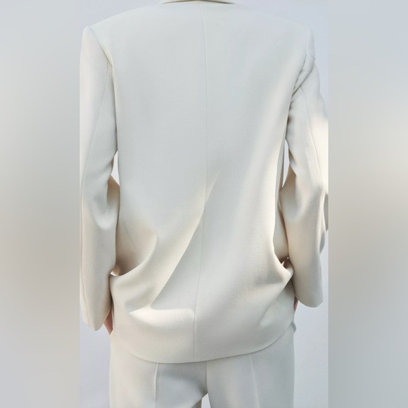 Nwt- zara- ZW COLLECTION DOUBLE BREASTED JACKET-Small - Picture 2 of 8